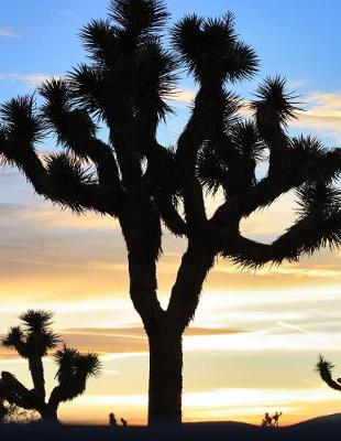 Book cover for Desert Landscape Sunset Cactus Notebook