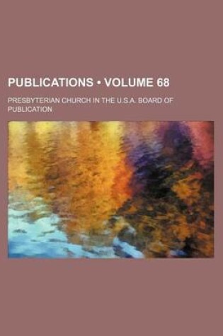 Cover of Publications (Volume 68)