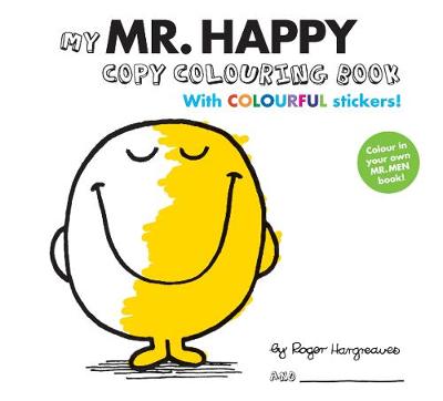 Book cover for Mr Men Colour your own Mr Happy
