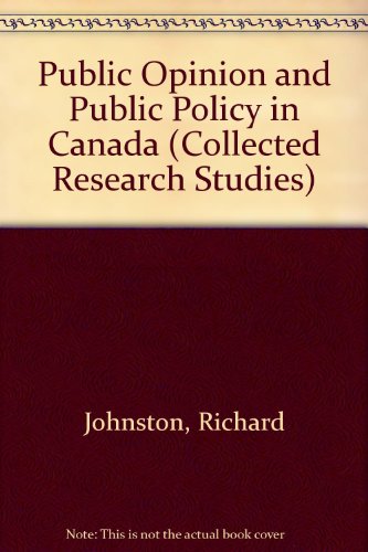 Book cover for Public Opinion and Public Policy in Canada
