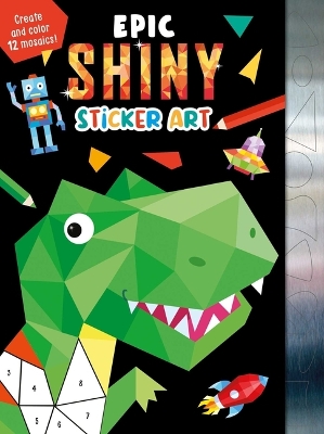 Book cover for Epic Shiny Sticker Art