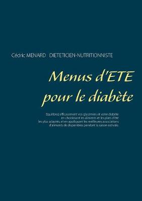 Book cover for Menus d'été pour le diabète