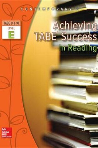 Cover of Achieving Tabe Success in Reading, Level E Workbook