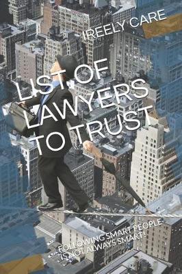 Book cover for List of Lawyers to Trust