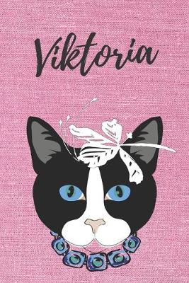 Book cover for Viktoria Katzen-Malbuch / Notizbuch / Tagebuch