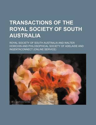 Book cover for Transactions of the Royal Society of South Australia Volume 29-30