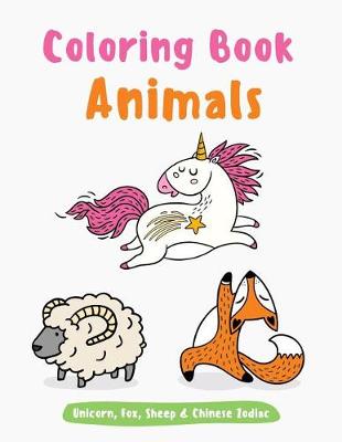 Book cover for Animals Coloring Book