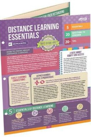 Cover of Distance Learning Essentials