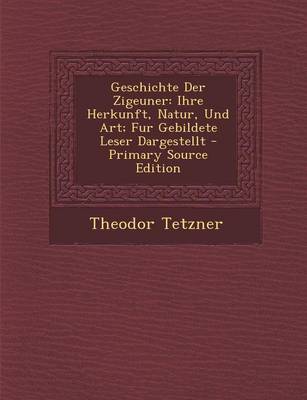 Book cover for Geschichte Der Zigeuner