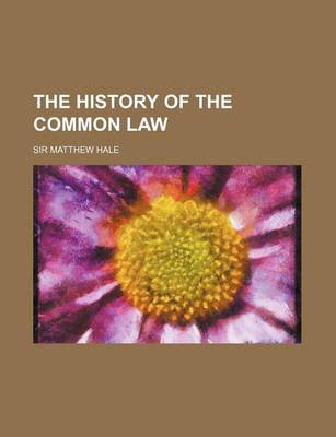 Book cover for The History of the Common Law
