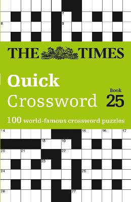 Book cover for The Times Quick Crossword Book 25