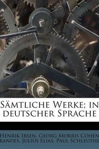 Cover of Samtliche Werke; In Deutscher Sprache