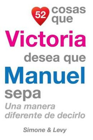 Cover of 52 Cosas Que Victoria Desea Que Manuel Sepa