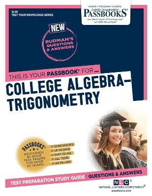 Book cover for College Algebra-Trigonometry (Q-29)