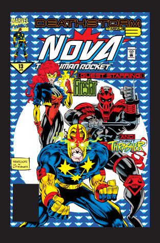 Book cover for NEW WARRIORS: NOVA & NIGHT THRASHER OMNIBUS CHRIS MARRINAN COVER