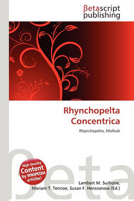 Book cover for Rhynchopelta Concentrica