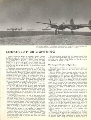 Cover of Lockheed P-38 Lightning in U.S.A.A.F., French, Italian and Chinese Services