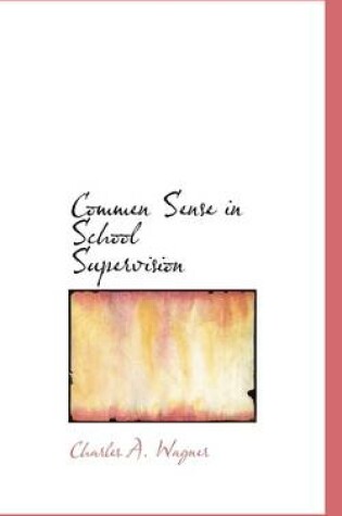 Cover of Commen Sense in School Supervision