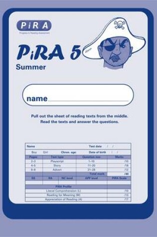 Cover of Progress in Reading Assessment Test 5, Summer Pk10