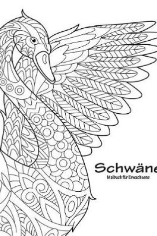 Cover of Schwäne-Malbuch für Erwachsene 1