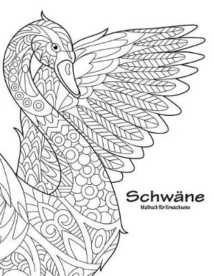 Book cover for Schwäne-Malbuch für Erwachsene 1