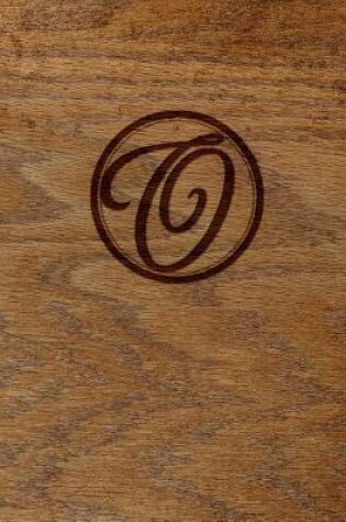 Cover of Wood Burned Monogram Creative Journal - O