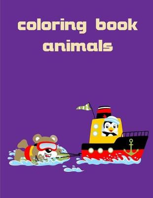 Book cover for Coloring Book Animals