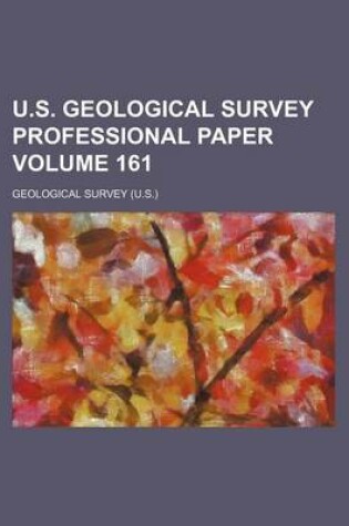 Cover of U.S. Geological Survey Professional Paper Volume 161