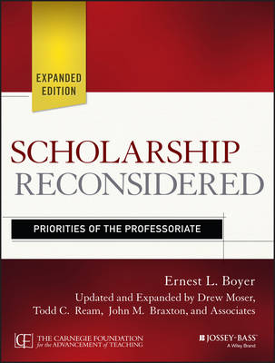 Book cover for Scholarship Reconsidered - Priorities of the Professoriate, Expanded Edition