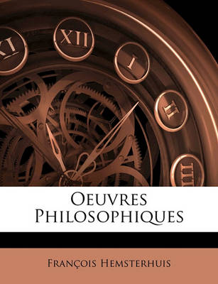 Book cover for Oeuvres Philosophiques