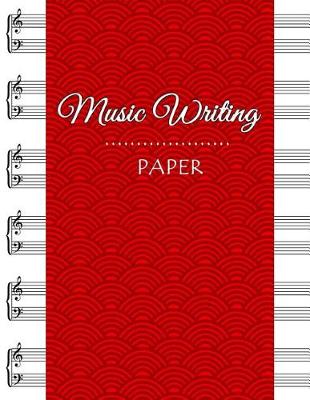 Book cover for Music Writing Paper