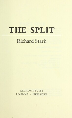 Cover of The Split