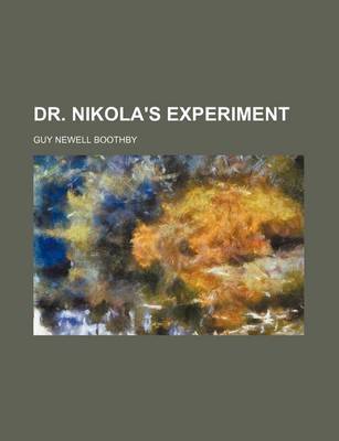 Cover of Dr. Nikola's Experiment