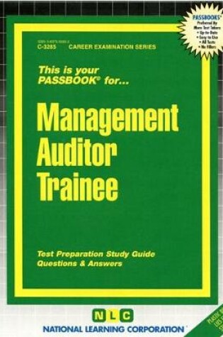 Cover of Management Auditor Trainee