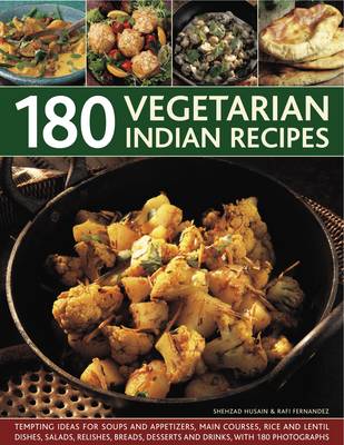 Book cover for 180 Vegetarian Indian Recipes