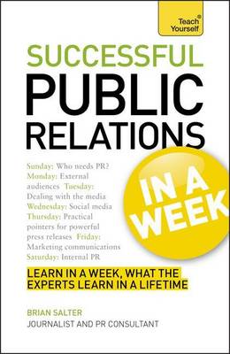 Book cover for Successful Public Relations in a Week: Teach Yourself