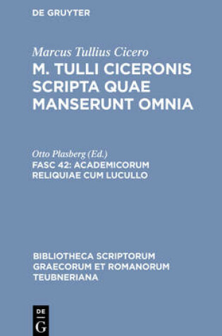 Cover of Scripta Quae Manserunt Omnia, Pb