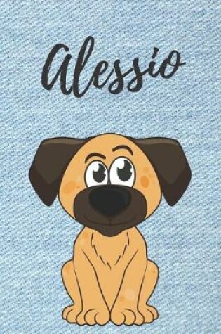 Cover of Alessio Notizbuch Hunde / Malbuch / Tagebuch