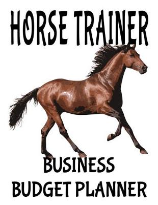 Book cover for Horse Trainer Business Budget Planner