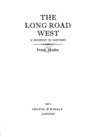 Cover of Long Road West