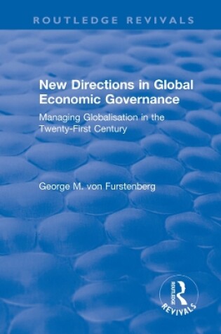 Cover of New Directions in Global Economic Governance