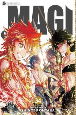 Book cover for Magi: The Labyrinth of Magic, Vol. 34