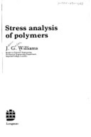 Cover of Stress Analysis of Polymers