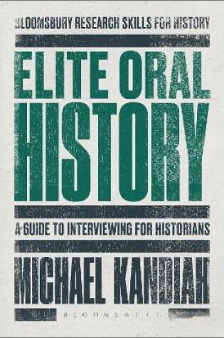 Cover of Elite Oral History