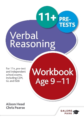 Book cover for Verbal Reasoning Workbook Age 9-11
