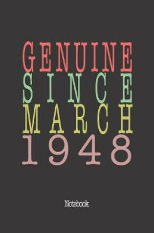 Cover of Genuine Since March 1948