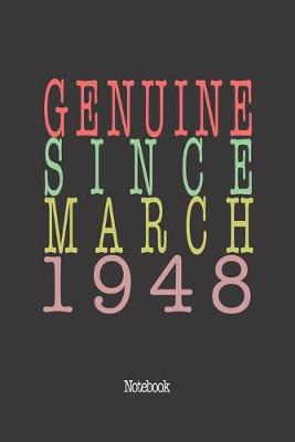 Book cover for Genuine Since March 1948