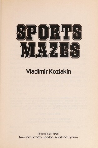Cover of Sports Mazes