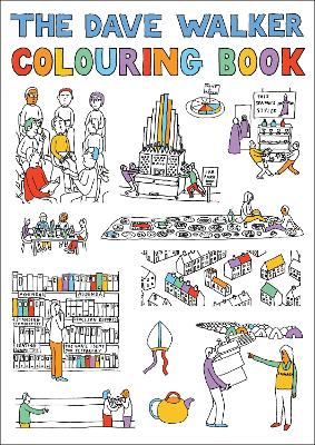 Book cover for The Dave Walker Colouring Book