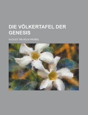 Book cover for Die Volkertafel Der Genesis